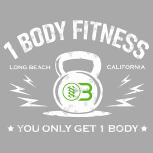 ONE BODY KETTLE BELL - WOMEN'S CROP T-SHIRT - LIGHT GRAY HEATHER - $MYSJ4Q$ Design