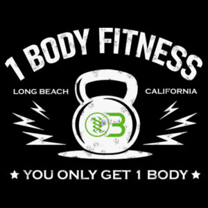 ONE BODY KETTLE BELL - WOMEN'S FITTED TANK TOP - BLACK - $J3GTED$ Design