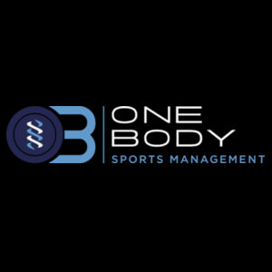 ONE BODY SPORTS MANAGEMENT - WOMEN'S CROP HOOODIE - $X2376J$ Design