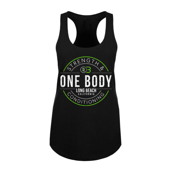 ONE BODY BADGE - WOMEN'S TANK TOP - BLACK - $7UN2JW$ Thumbnail
