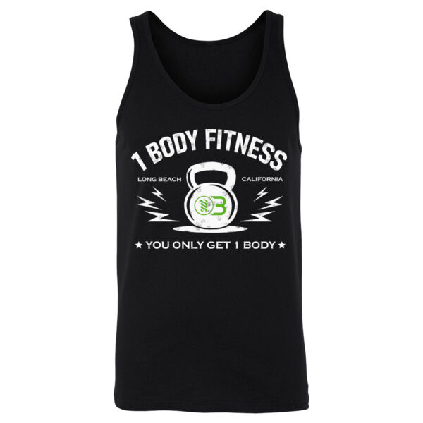 ONE BODY KETTLE BELL - MEN'S TANK TOP - BLACK - V86MGH Thumbnail