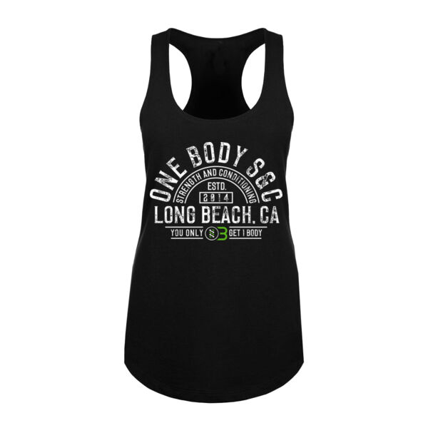 ONE BODY VINTAGE - WOMEN'S FITTED TANK TOP - BLACK - $FCNTXY$ Thumbnail
